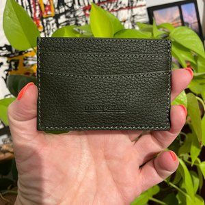Dooney & Bourke credit card holder Leather Green New #B